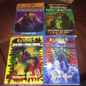 Set of 4 Goosebump Books
